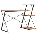 Schreibtisch Mit Regal 116×50×93 Cm