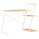 Schreibtisch Mit Regal 116×50×93 Cm