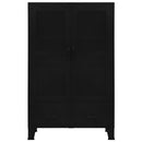 Büroschrank Mit Maschengittertüren Industriell 75×40×120 Cm Stahl