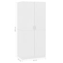 Kleiderschrank 80X52X180 Cm Holzwerkstoff