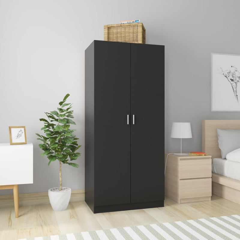 Kleiderschrank 80X52X180 Cm Holzwerkstoff