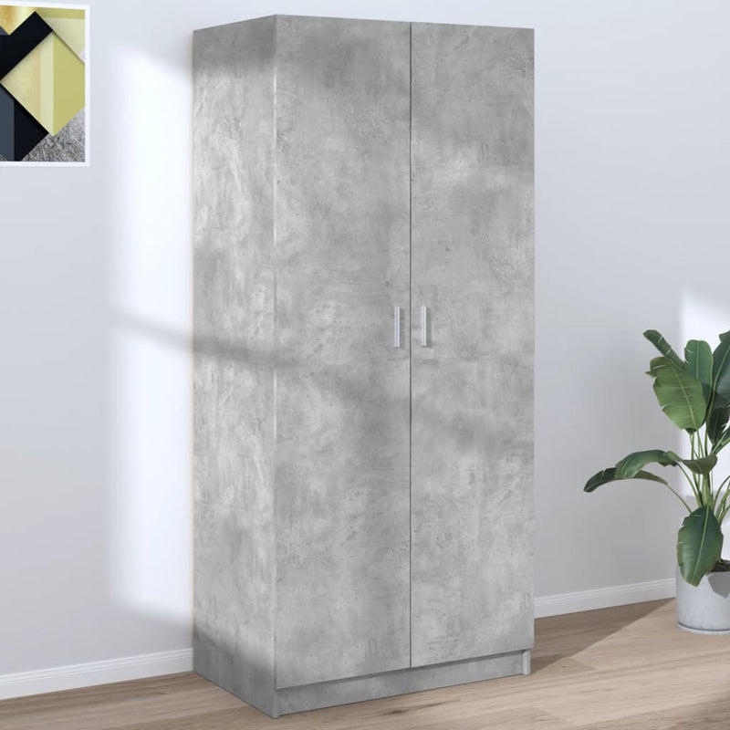 Kleiderschrank 80X52X180 Cm Holzwerkstoff