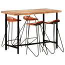 5-Tlg. Bar-Set Und Echtleder