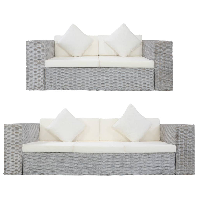 Sofa Echtes Rattan