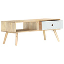 Couchtisch 90×50×40 Cm Massivholz Mango