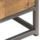 Highboard Mit Schubladen 45X30X100 Cm Altholz Massiv