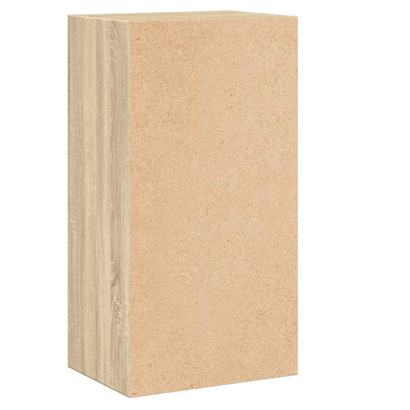 Bücherregal 2 Fächer Sonoma-Eiche 40x30x76,5 cm Holzwerkstoff