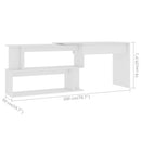 Eckschreibtisch 200X50X76 Cm Holzwerkstoff