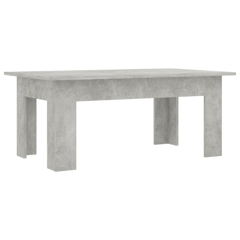 Couchtisch Betongrau 100x60x42 cm Holzwerkstoff