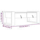 Couchtisch 110×60×40 Cm Teak Massivholz
