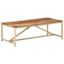 Couchtisch 120X60X40 Cm Massivholz
