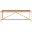 Couchtisch 120X60X40 Cm Massivholz