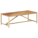 Couchtisch 120X60X40 Cm Massivholz