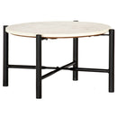 Couchtisch 60×60×35 Cm Echtstein In Marmoroptik