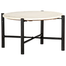 Couchtisch 60×60×35 Cm Echtstein In Marmoroptik
