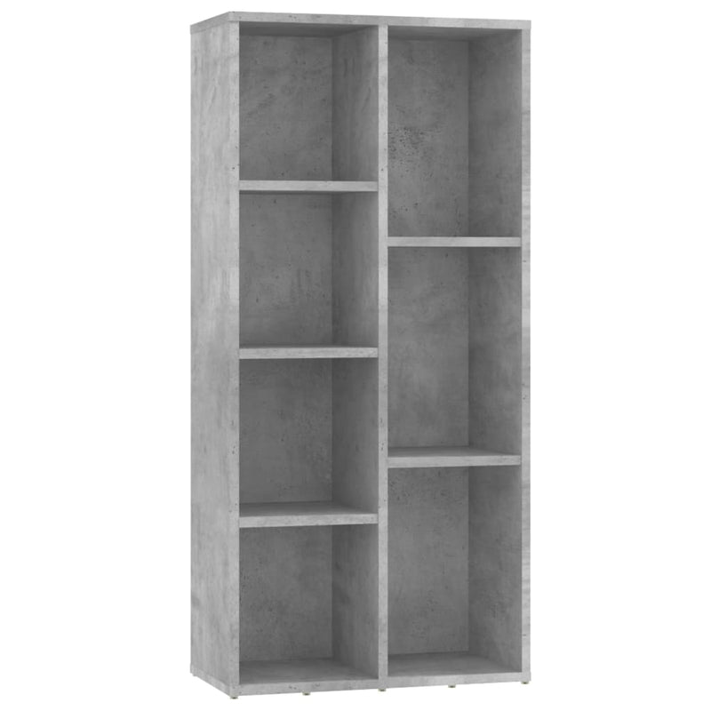 Bücherregal Betongrau 50x25x106 cm Holzwerkstoff