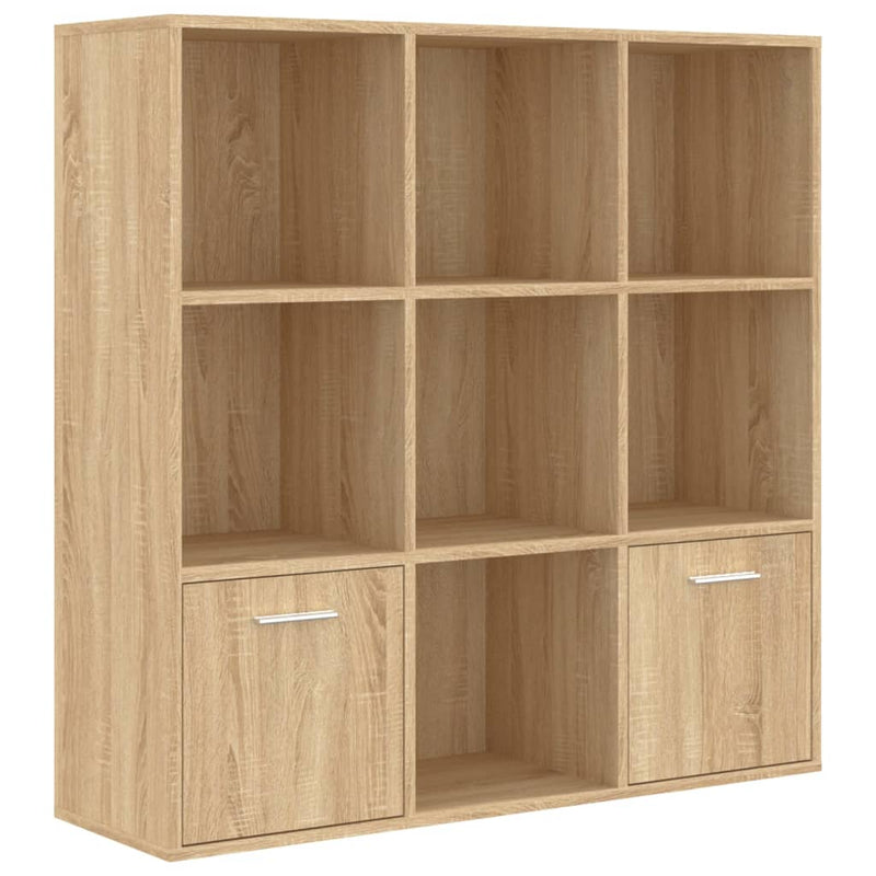 Bücherregal Sonoma-Eiche 98x30x98 cm Holzwerkstoff