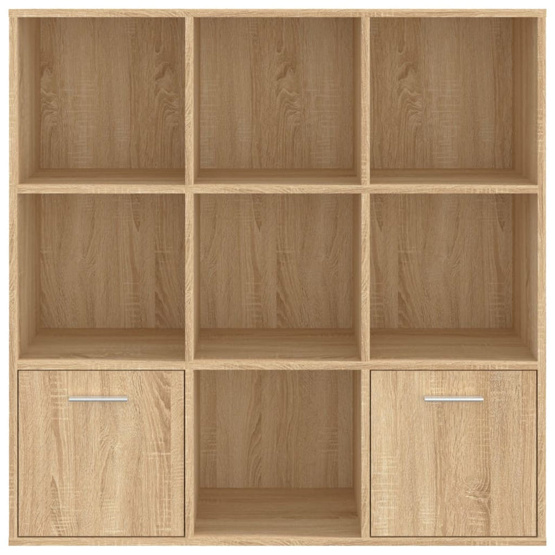 Bücherregal Sonoma-Eiche 98x30x98 cm Holzwerkstoff