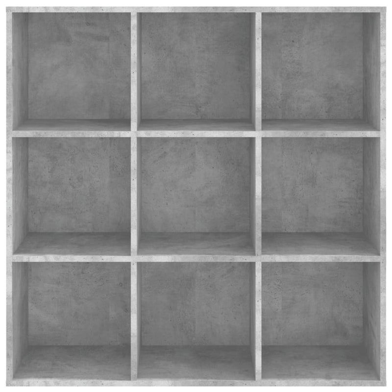 Bücherregal Betongrau 98x29x97,5 cm Holzwerkstoff