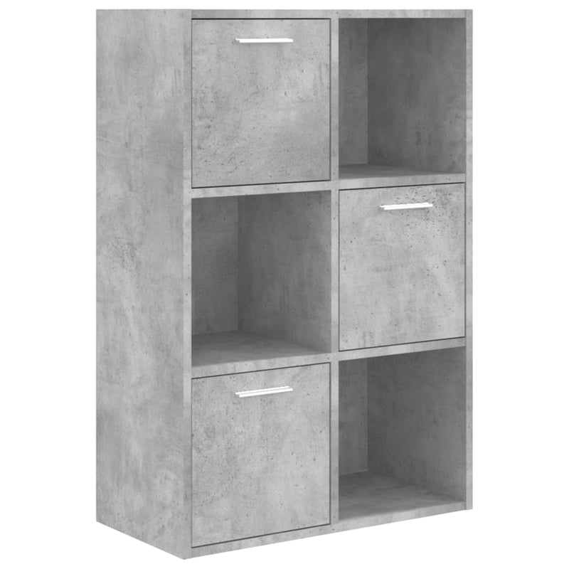 Lagerschrank Betongrau 60x29,5x90 cm Holzwerkstoff