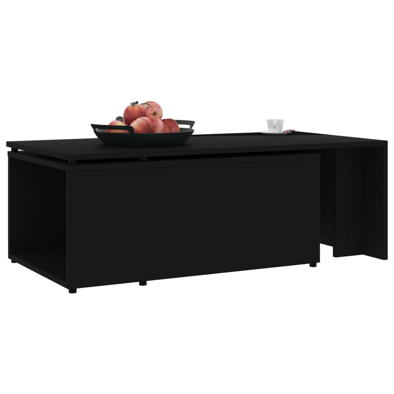 Couchtisch Schwarz 150x50x35 cm Holzwerkstoff