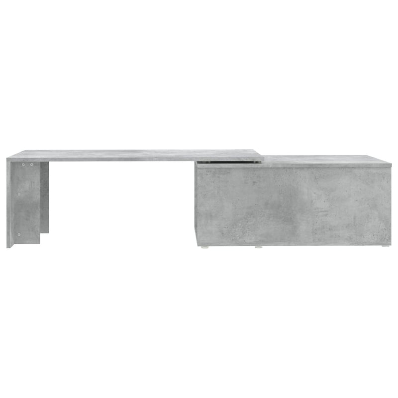 Couchtisch Betongrau 150x50x35 cm Holzwerkstoff