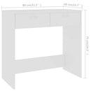 Schreibtisch 80×40×75 Cm Holzwerkstoff