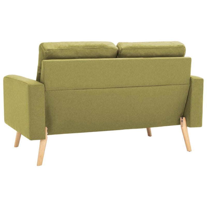 2-Sitzer-Sofa Grün Stoff