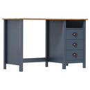 Schreibtisch Hill Mit 3 Schubladen 120×50×74 Cm Kiefernholz