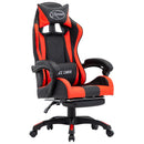 Gaming-Stuhl Mit Fußstütze Kunstleder