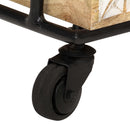 Küchenwagen 3-Stufig 46X30X76 Cm Mango Massivholz