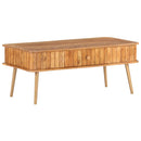 Couchtisch 100X50X40 Cm Massivholz Akazie