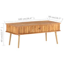 Couchtisch 100X50X40 Cm Massivholz Akazie