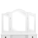 Schminktisch-Set Mit Hocker 80X69X141Cm Paulowniaholz