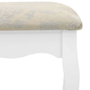 Schminktisch-Set Mit Hocker 100X40X146 Cm Paulownia-Holz