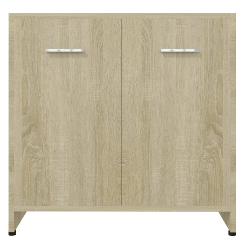 Badezimmerschrank Sonoma-Eiche 60x33x61 cm Holzwerkstoff