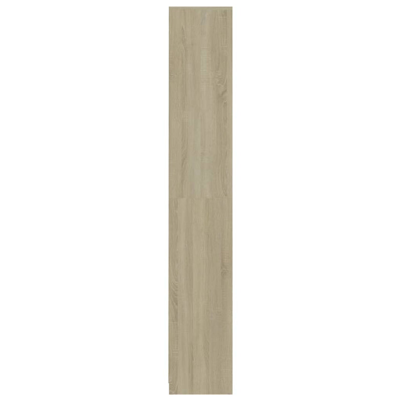 Badezimmerschrank Sonoma-Eiche 30x30x183,5 cm Holzwerkstoff