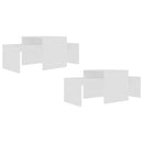 Couchtisch-Set 100X48X40 Cm Holzwerkstoff