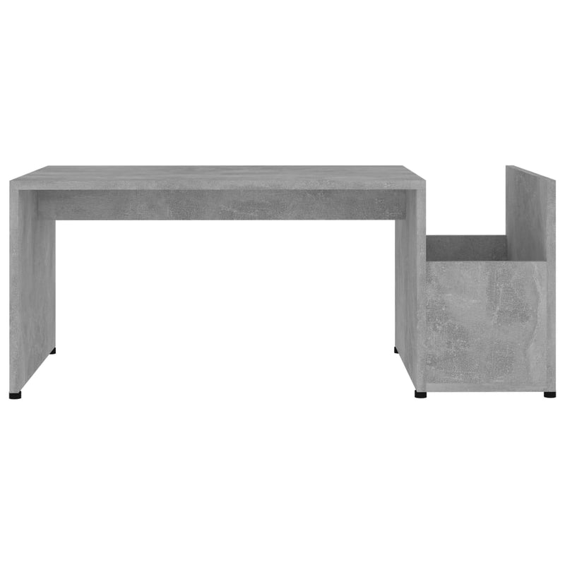 Couchtisch Betongrau 90x45x35 cm Holzwerkstoff