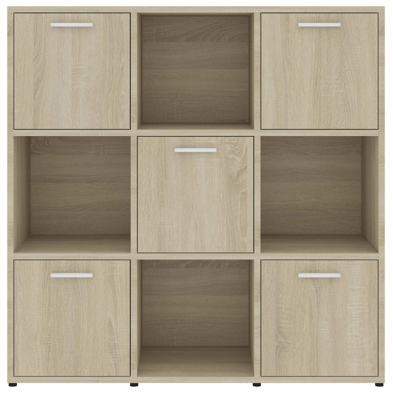 Bücherregal Sonoma-Eiche 90x30x90 cm Holzwerkstoff