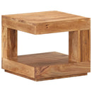 Couchtisch 45X45X40 Cm Massivholz Akazie