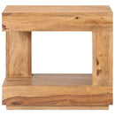 Couchtisch 45X45X40 Cm Massivholz Akazie