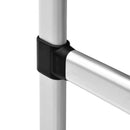 Teleskop-Garderobe Mit Stangen Aluminium