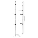 Teleskop-Garderobe Mit Stangen Aluminium