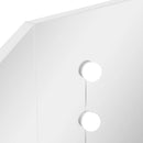Eck-Schminktisch Mit Led-Beleuchtung