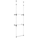 Teleskop-Garderobe Mit Stangen Aluminium