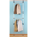 Teleskop-Garderobe Mit Stangen Aluminium