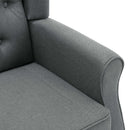 Sessel Mit Fußhocker Stoff