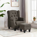 Sessel Mit Fußhocker Stoff