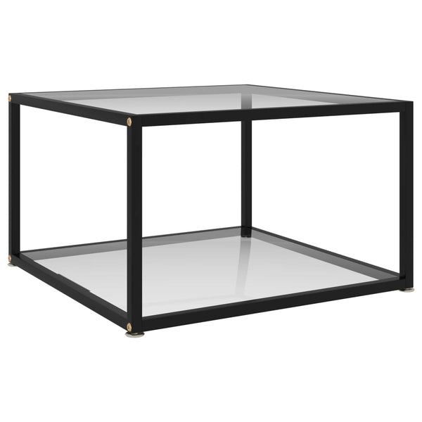 Couchtisch Transparent 60x60x35 cm Hartglas